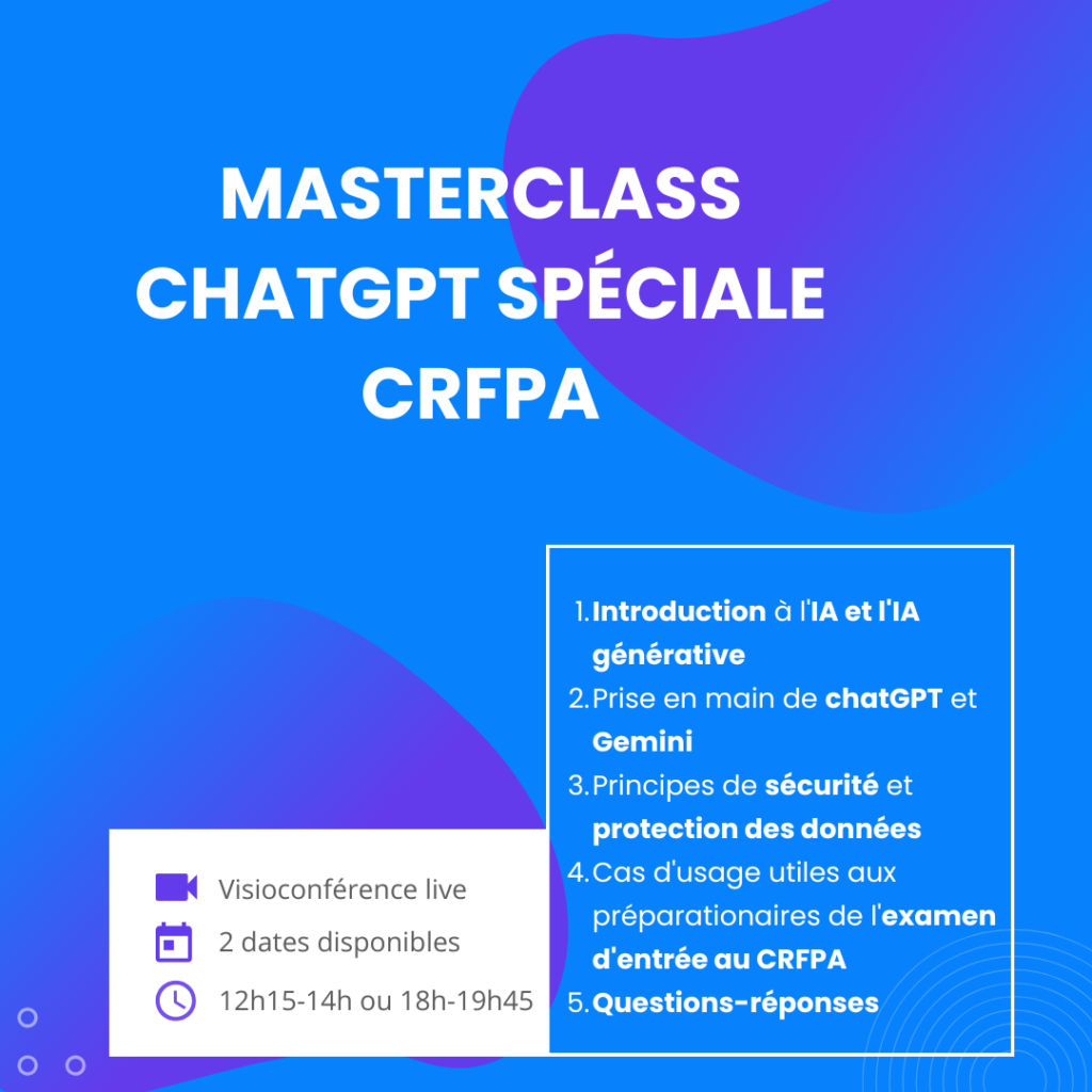 CRFPA;barreau paris; avocat; élève-avocat;formation IA avocat